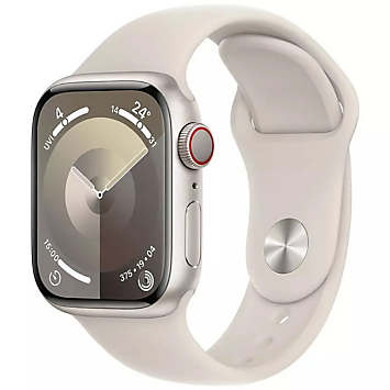 Apple Watch Series 9 GPS + Cellular 41mm Starlight Aluminium Case